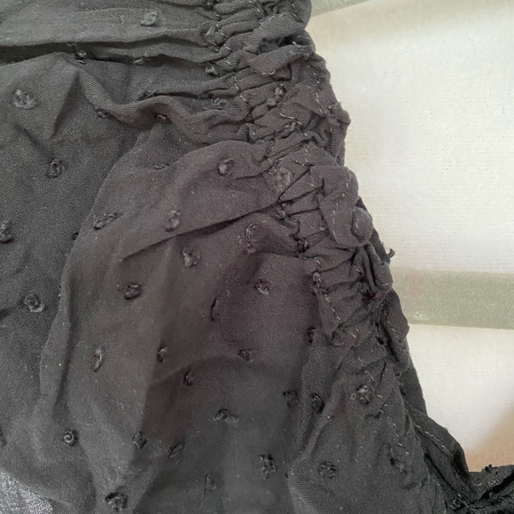 Express off the shoulder high neck ruffle top - Picture 4 of 6